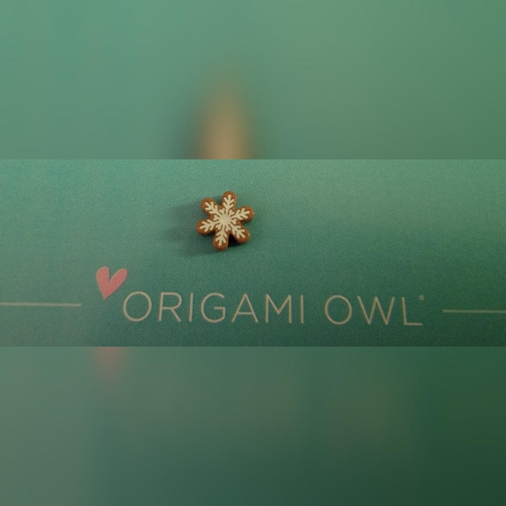 Origami Owl Snowflake charm